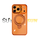 Magnetic Dual Stand Clear Case For iPhone