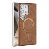 Magnetische Premium-Business-Lederhülle