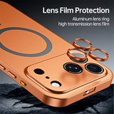 Präziser Linsenschutz mit integrierter HD-Folie – CASESUN Metal Snap Aluminium-Hülle für iPhone 17 Pro Max.