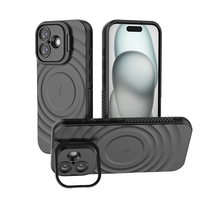 Vollflächige, unsichtbare Apple 17-Schutzhülle mit Wellenmuster und stoßfester Schutzhülle für die iPhone-Serie