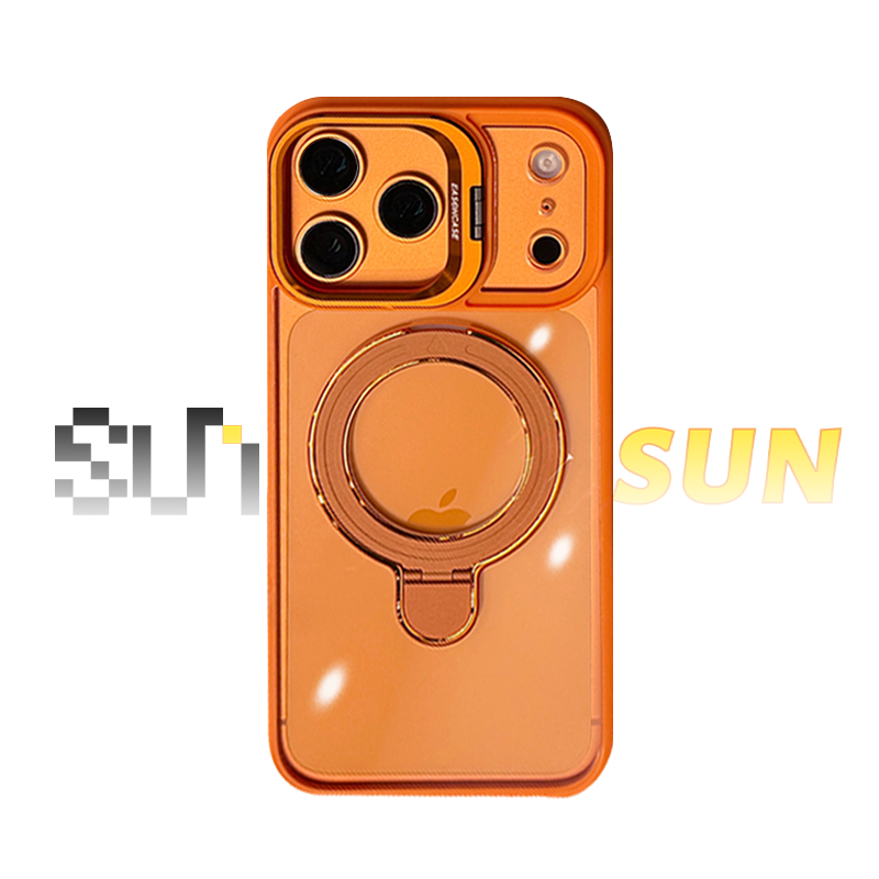 Magnetic Dual Stand Clear Case For iPhone