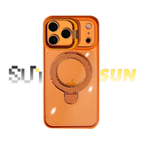 Magnetic Dual Stand Clear Case For iPhone