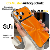 CASESUN CD-Strukturierte, elektroplattierte Vier-Ecken-Airbag-Hülle für iPhone