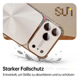 CASESUN CD-Strukturierte, elektroplattierte Vier-Ecken-Airbag-Hülle für iPhone