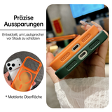 CASESUN Magnetische Standhülle mit Hautgefühl-Oberfläche für iPhone 17 Pro Max