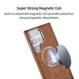 Magnetische Premium-Business-Lederhülle