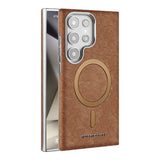 Magnetische Premium-Business-Lederhülle